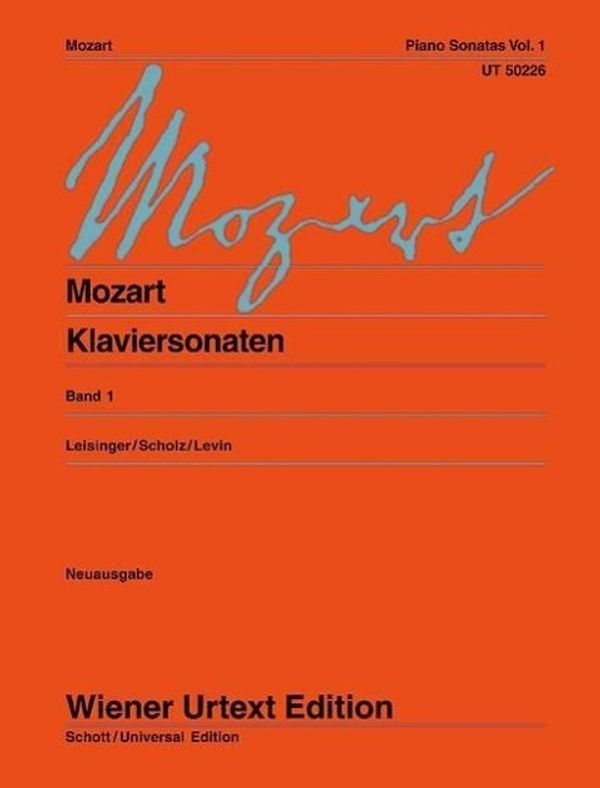Cover Art for 9783850556071, Mozart Piano Sonatas Volume 1 Wiener Urtext Edition by Wolfgang AmadeusLeisinger Mozart