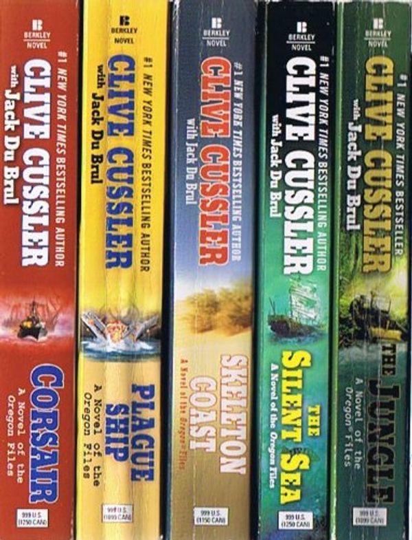 Cover Art for B00J2CTWRO, Clive Cussler: Oregon Files Collection of 8 Paperback Volumes: Corsair; Plague Ship; Skeleton Coast; The Silent Sea; The Jungle; Sacred Stone; Golden Buddha; Dark Watch by Clive Cussler