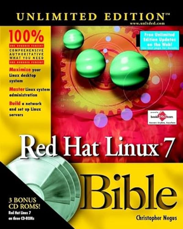 Cover Art for 9780764547782, Red Hat Linux 7 Bible by Christopher Negus