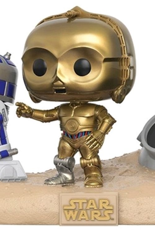 Cover Art for 0889698232265, Funko POP! Movie Moments: Star Wars - R2D2 and C3PO Escape Pod Landing in Tatooine by Funko