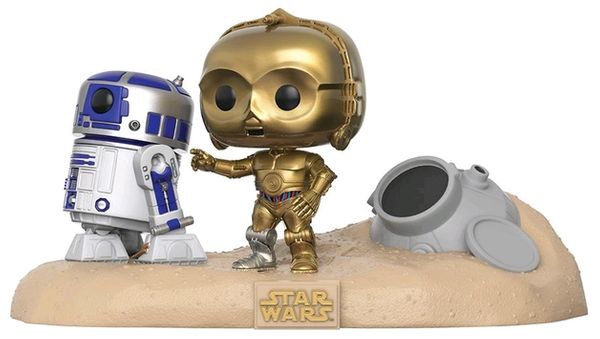 Cover Art for 0889698232265, Funko POP! Movie Moments: Star Wars - R2D2 and C3PO Escape Pod Landing in Tatooine by Funko