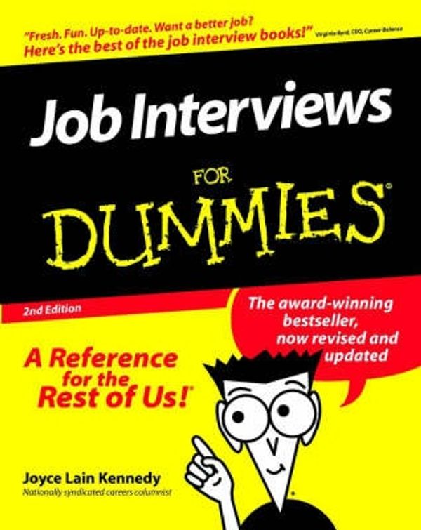 Cover Art for 9780764552250, Job Interviews For Dummies (For Dummies (Computer/Tech)) by Joyce Lain Kennedy