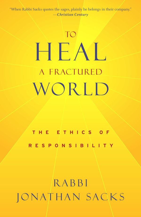 Cover Art for 9780805211962, To Heal a Fractured World by Jonathan Sacks