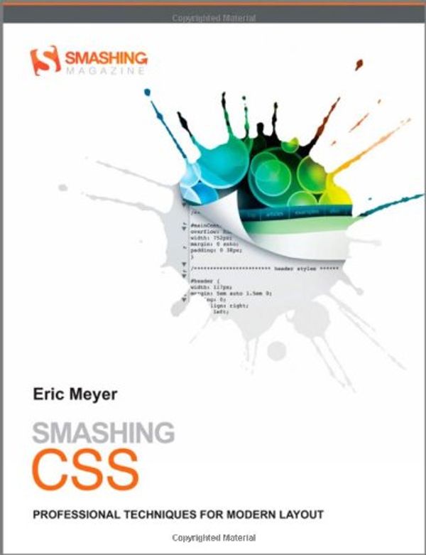 Cover Art for 9780470684160, Smashing CSS by Eric Meyer