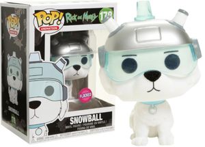 Cover Art for 0889698245654, Funko Pop Rick and Morty: Flocked Snowball Collectible Figure, Multicolor by Funko