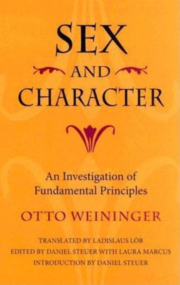 Cover Art for 9780253344717, Sex and Character by Otto Weininger