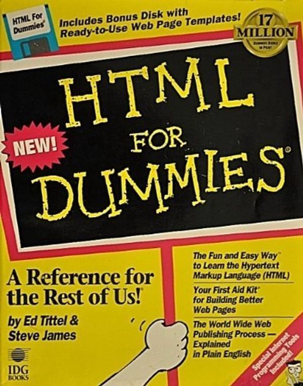 Cover Art for 9781568843308, Html for Dummies (1st Edition) by Tittel
