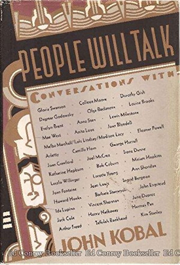 Cover Art for 9780394536606, People Will Talk by John Kobal