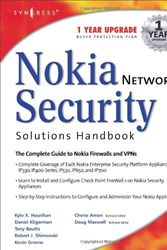 Cover Art for 9781931836708, Nokia Network Security Solutions Handbook by Douglas Maxwell