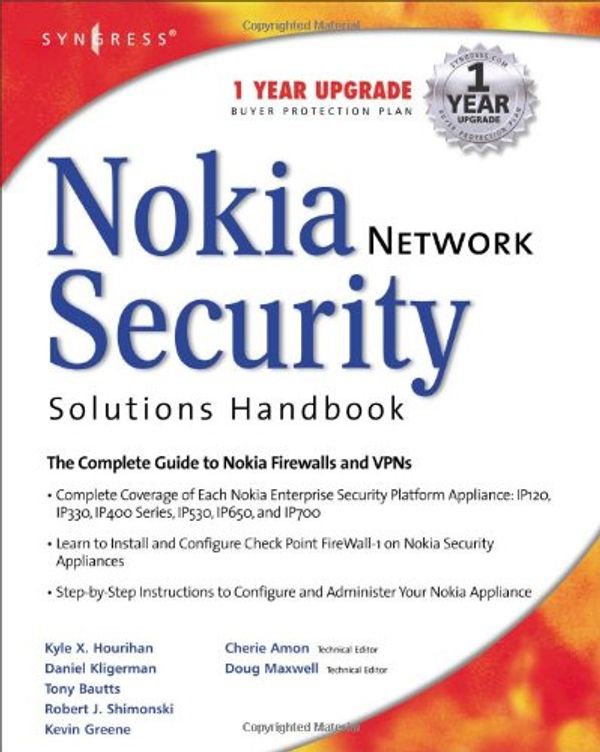 Cover Art for 9781931836708, Nokia Network Security Solutions Handbook by Douglas Maxwell