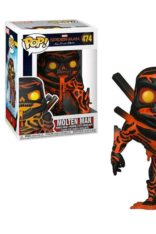 Cover Art for 0889698392099, Funko POP! Marvel Spider-Man Far From Home #474 Molten Man by FUNKO