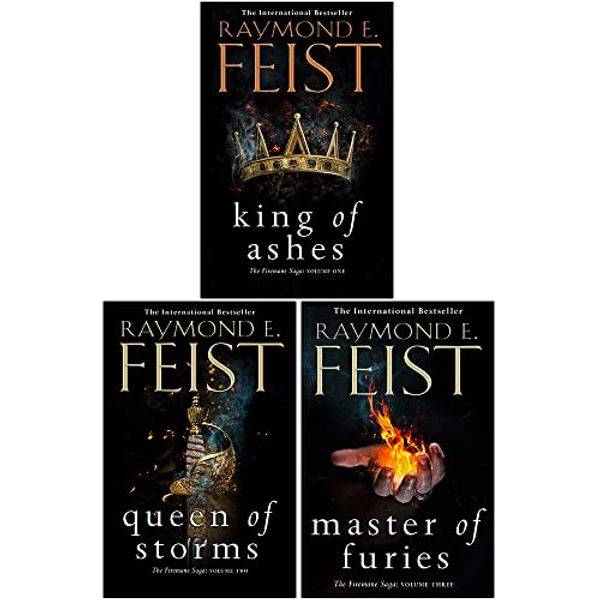 Cover Art for 9789123555918, Raymond E Feist The Firemane Saga 3 Books Collection Set (King of Ashes, Queen of Storms, [Hardcover] Master of Furies) by Raymond E. Feist