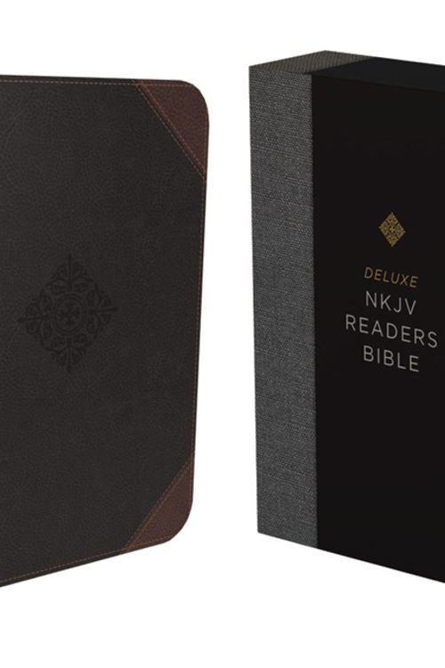 Cover Art for 9780785216100, NKJV Deluxe Reader's Bible [Black] by Thomas Nelson