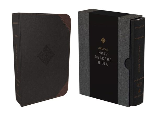 Cover Art for 9780785216100, NKJV Deluxe Reader's Bible [Black] by Thomas Nelson