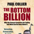 Cover Art for 9780195374636, The Bottom Billion by Paul Collier