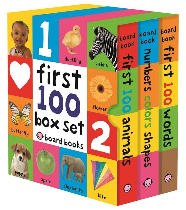 Cover Art for 9780312521066, First 100 Slipcase (3 Small Board Books Without Padded Cover) by Roger Priddy