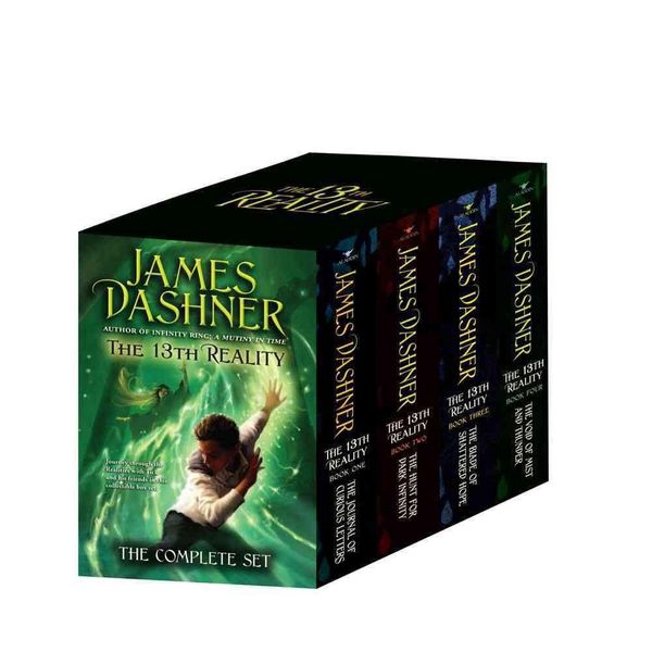 Cover Art for 9781442484528, The 13th Reality Boxed Set: The Journal of Curious Letters/The Hunt for Dark Infinity/The Blade of Shattered Hope/The Void of Mist and Thunder by James Dashner