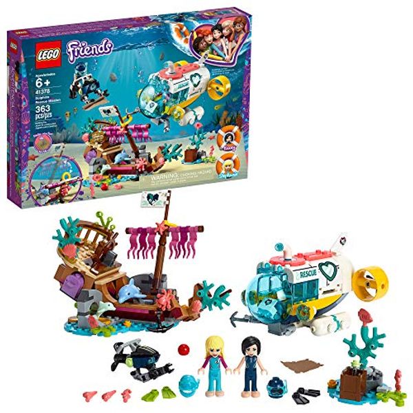 Cover Art for 6413740010996, LEGO Friends Dolphins Rescue Mission 41378 Building Kit with Toy Submarine and Sea Creatures, Fun Sea Life Playset with Kacey and Stephanie Minifigures for Group Play (363 Pieces) by Unknown