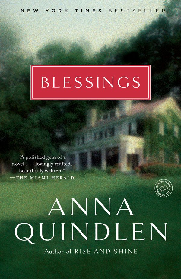 Cover Art for 9780812969818, Blessings by Anna Quindlen