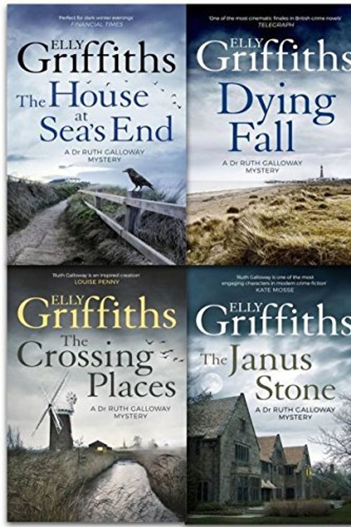 Cover Art for B01N0DB6QN, Elly Griffiths Dr Ruth Galloway Series 4 Books Collection Set (The Crossing Places, The Janus Stone, The House at Sea's End, A Dying Fall) by Elly Griffiths (2016-11-09) by Elly Griffiths