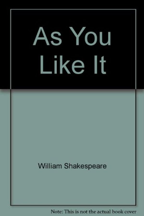 Cover Art for 9780536005090, As You Like It by William Shakespeare