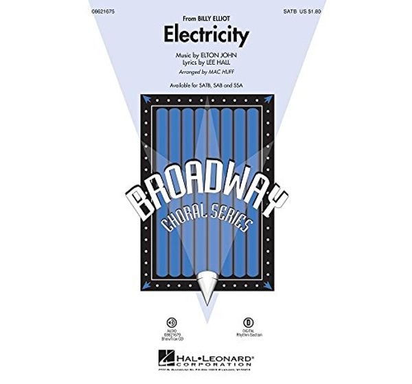 Cover Art for 0884088327378, Elton John: Electricity (from Billy Elliot): SATB: Vocal Score by 