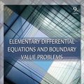Cover Art for 9780470398739, Elementary Differential Equations and Boundary Value Problems by William E. Boyce
