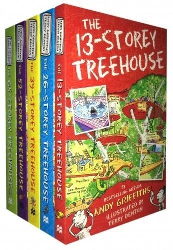 Cover Art for 9781509839827, The 13-Storey Treehouse Collection Andy Griffiths and Terry Denton 5 Books Set by Andy Griffiths, Terry Denton