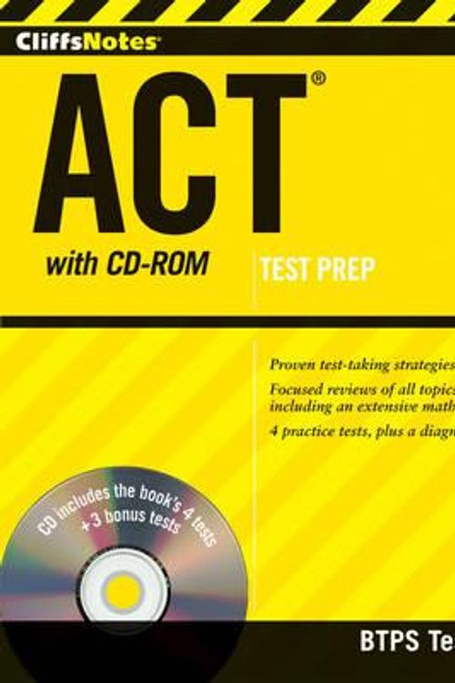 Cover Art for 9781118086902, Cliffsnotes ACT by BTPS Testing