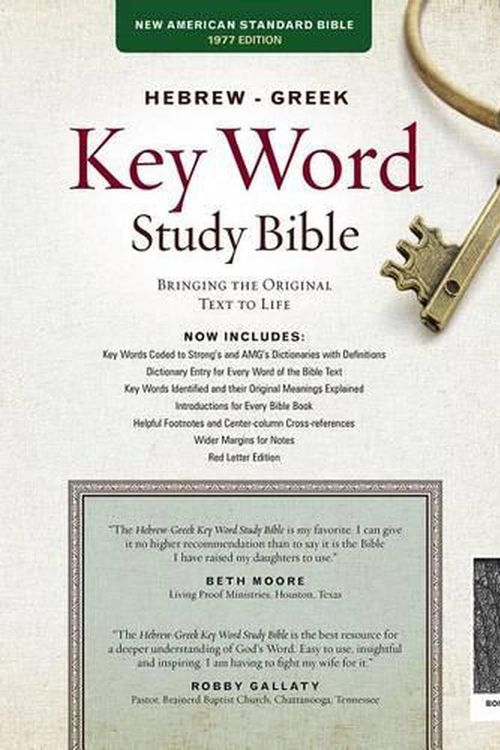 Cover Art for 9781617159855, The Hebrew-Greek Key Word Study Bible: NASB-77 Edition, Black Bonded Leather Thumb-Indexed (Key Word Study Bibles) by Dr. Spiros Zodhiates