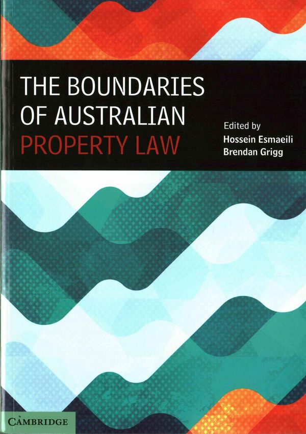Cover Art for 9781107572652, The Boundaries of Australian Property Law by Hossein Esmaeili