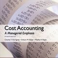 Cover Art for 9781292018225, Cost Accounting, Global Edition by Madhav Rajan