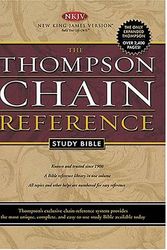 Cover Art for 9780718008383, The Thompson Chain-Reference Study Bible: Thompson's exclusive chain-reference study system by Unknown