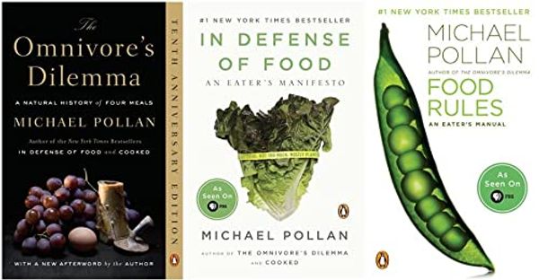 Cover Art for B0BRZLBPHS, Michael Pollan Bestselling 3 Books Set - The Omnivore's Dilemma, In Defense of Food, Food Rule by Michael Pollan