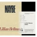 Cover Art for 9780316355124, Maybe by Lillian Hellman