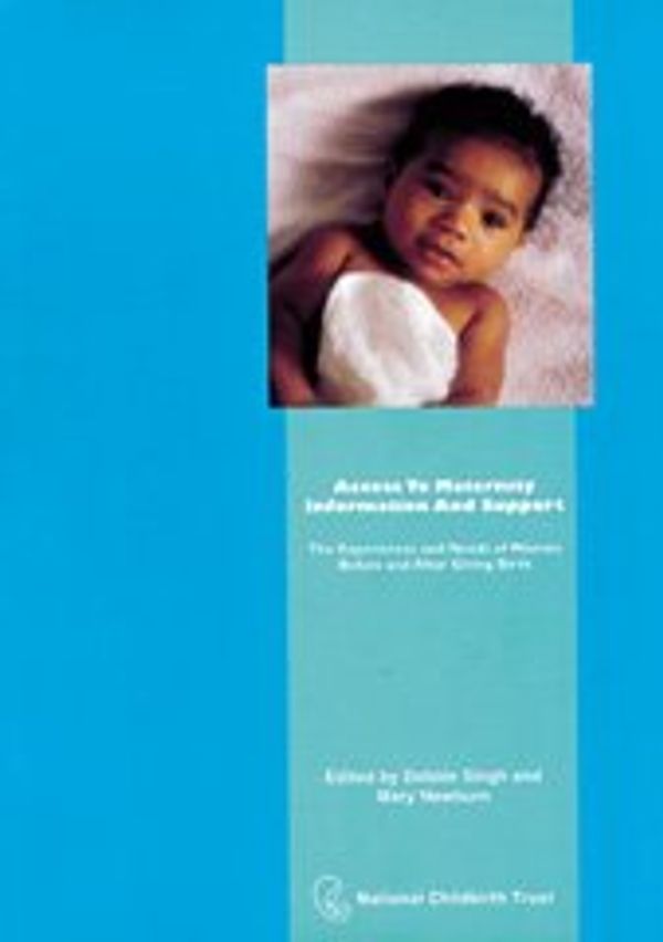 Cover Art for 9781870129893, Access to Maternity Information and Support by 