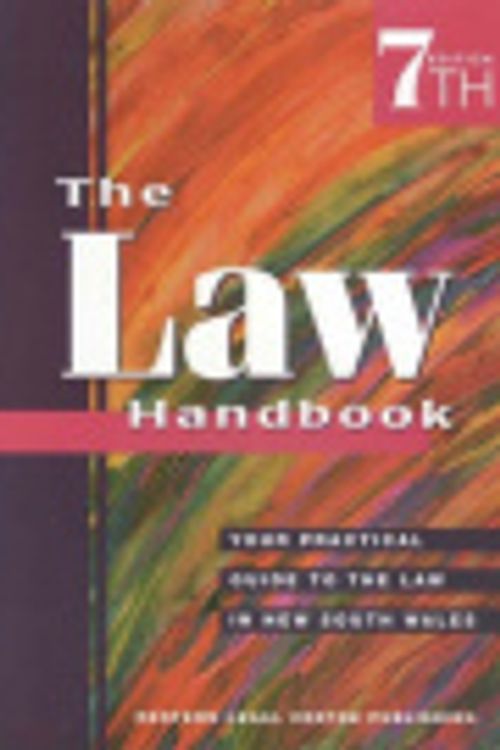 Cover Art for 9780947205676, The Law Handbook: Your Practical Guide to the Law in NSW by Redfern Legal Centre Publishing