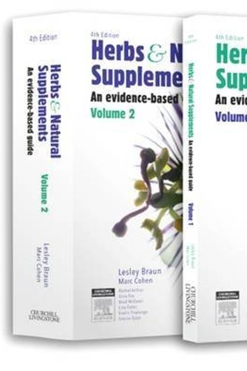 Cover Art for B01FIW8US8, Herbs and Natural Supplements, 2-Volume set: An Evidence-Based Guide, 4e by Lesley Braun PhD BPharm DipAppSciNat (2015-03-03) by Lesley Braun BPharm DipAppSciNat;Marc Cohen MBBS(Hons) BMedSc(Hons) FAMAC Ficae, Ph.D., Ph.D.