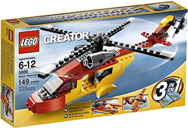 Cover Art for 0673419128582, Rotor Rescue Set 5866 by LEGO Creator
