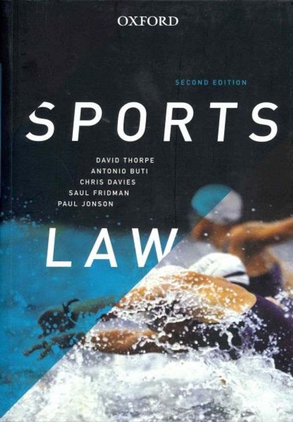 Cover Art for 9780195518528, Sports Law by Thorpe, Buti, Davies, Fridman, Jonson