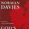 Cover Art for 9780231128193, God's Playground: v. 2 by Norman Davies