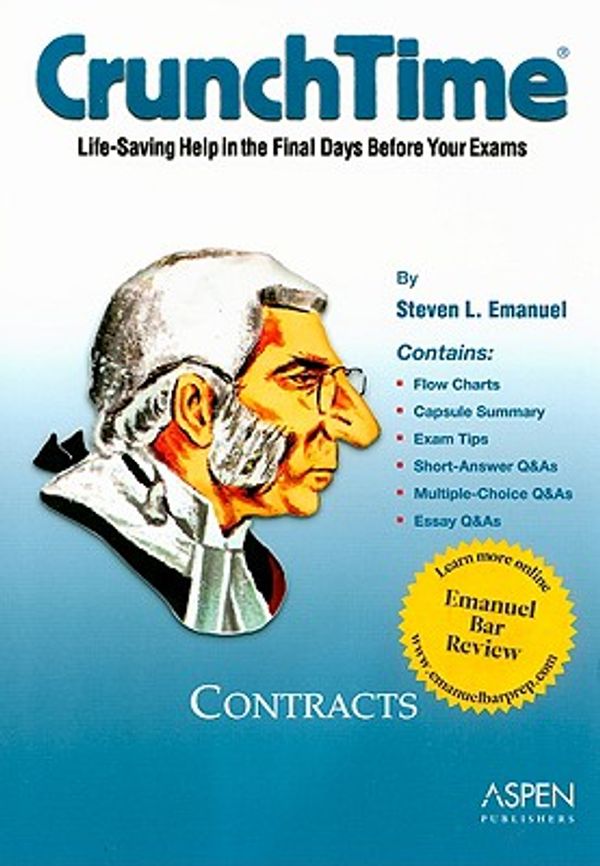 Cover Art for 9780735563056, CrunchTime: Contracts by Steven L. Emanuel