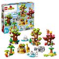 Cover Art for 5702017153728, LEGO DUPLO Wild Animals of The World Toy with 22 Animal Figures, Sounds and World Map Playmat, Educational Toys for Kids 2-5 Years Old 10975 by LEGO