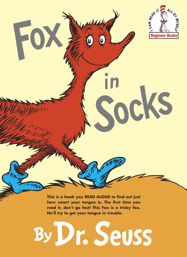 Cover Art for 9780394800387, Fox in Socks by Dr. Seuss