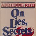 Cover Art for 9780860681564, On Lies, Secrets and Silence by Adrienne Rich