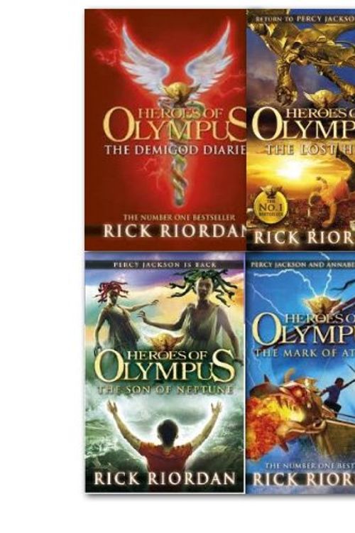 Cover Art for B00B697R14, Heroes of Olympus Collection 4 Books set By Rick Riordan. (The Lost Hero The Son of Neptune The Mark of Athena [hardcover] The Demigod Diaries) by Rick Riordan