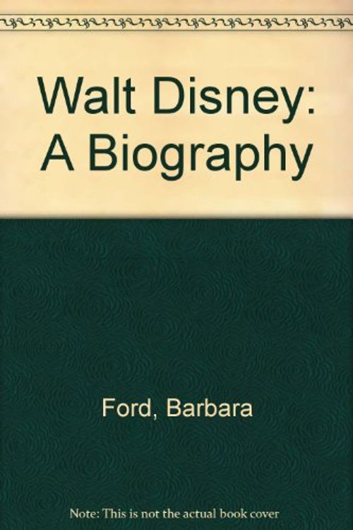 Cover Art for 9780802768650, Walt Disney by Barbara Ford