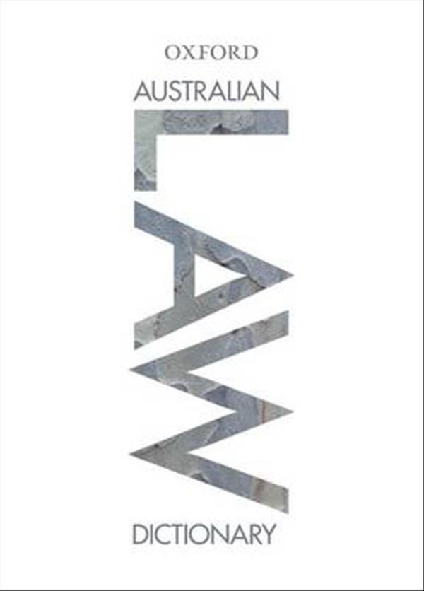 Cover Art for 9780195557558, Australian Law Dictionary by Trisha Mann