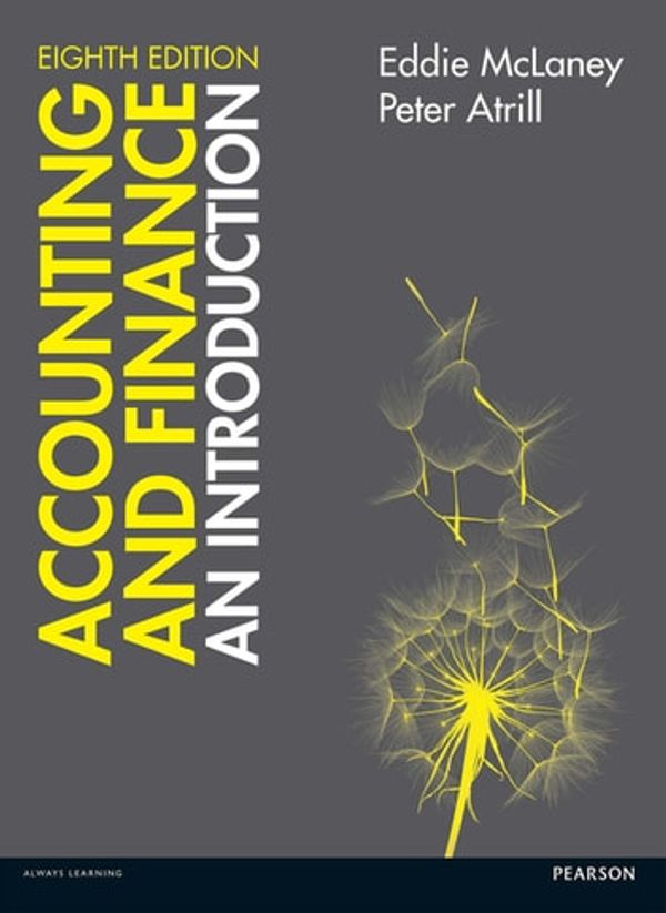 Cover Art for 9781292125671, Accounting and Finance: An Introduction 8th edition by Eddie McLaney