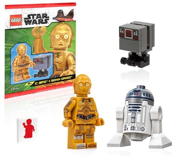 Cover Art for B07JKHNTTL, LEGO Star Wars Minifigure Combo Pack - R2-D2 Astromech Droid and Mouse (MSE-6) Droid by Unknown